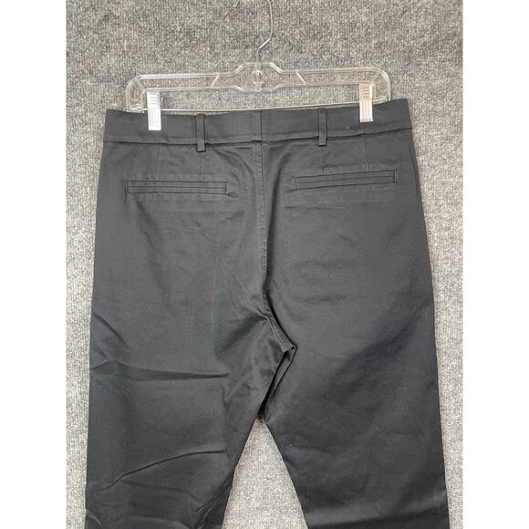 Hill City Everyday Pants Men's 31X32 Elastic Waist Black Flat Front Straight - Picture 10 of 14